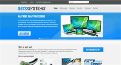 Desktop Screenshot of becosystems.nl